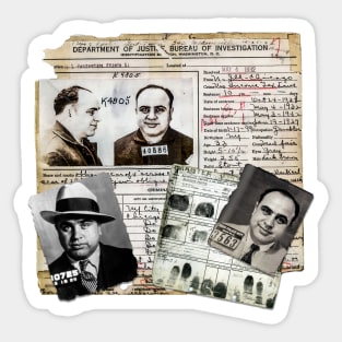 Al Capone Files Sticker